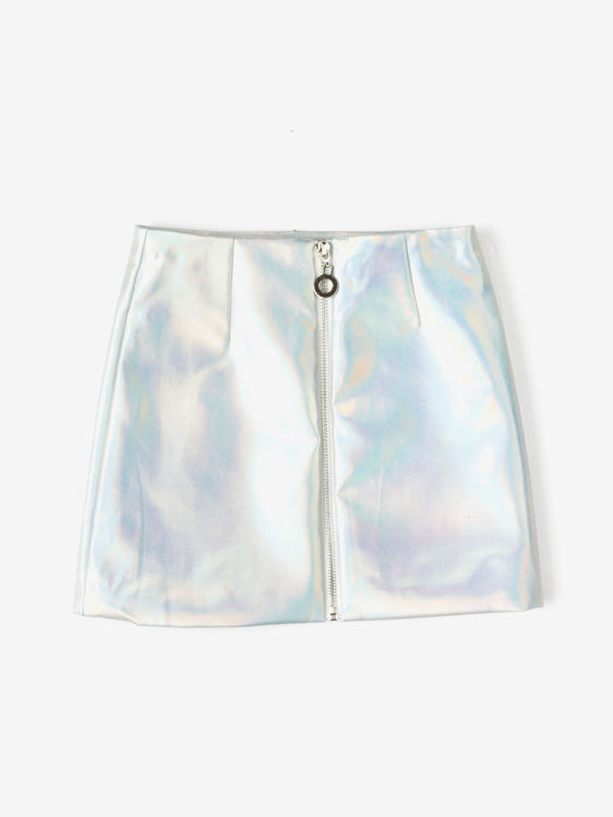 Picture of C2297- GIRLS CASUAL/SMART FASHION SILVER SKIRT